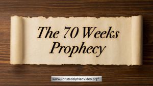 Amazing Must See Bible Prophecy: 'The 70 weeks (490 Days) Prophecy - Daniel 9' Prophecy