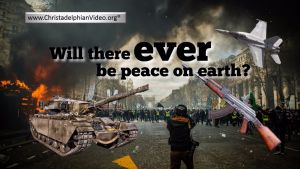 Will there ever be peace on this Earth?