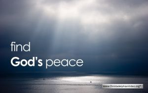 Find God's Peace - video post