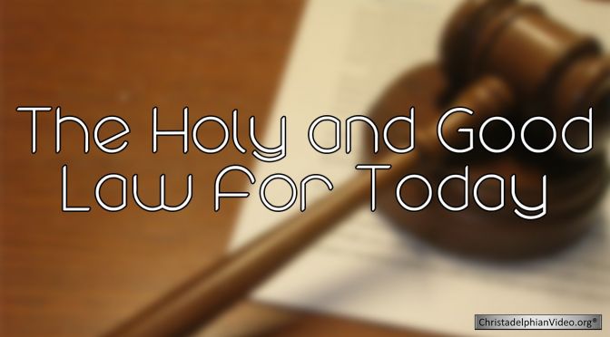 God's Holy Law For Today - Ron Cowie 4 Part Video Bible Study
