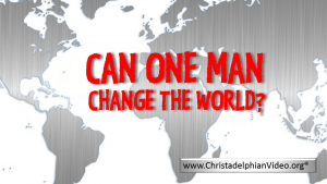 Can One Man Can Change The World? - Video post