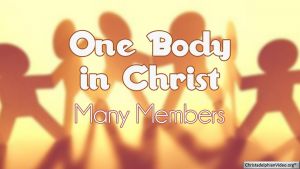 One Body in Christ Series Pt 1 'MANY MEMBERS'