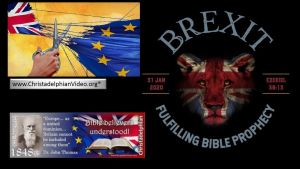 Brexit! Tarshish sets sail from Europe Faith of Bible believers vindicated