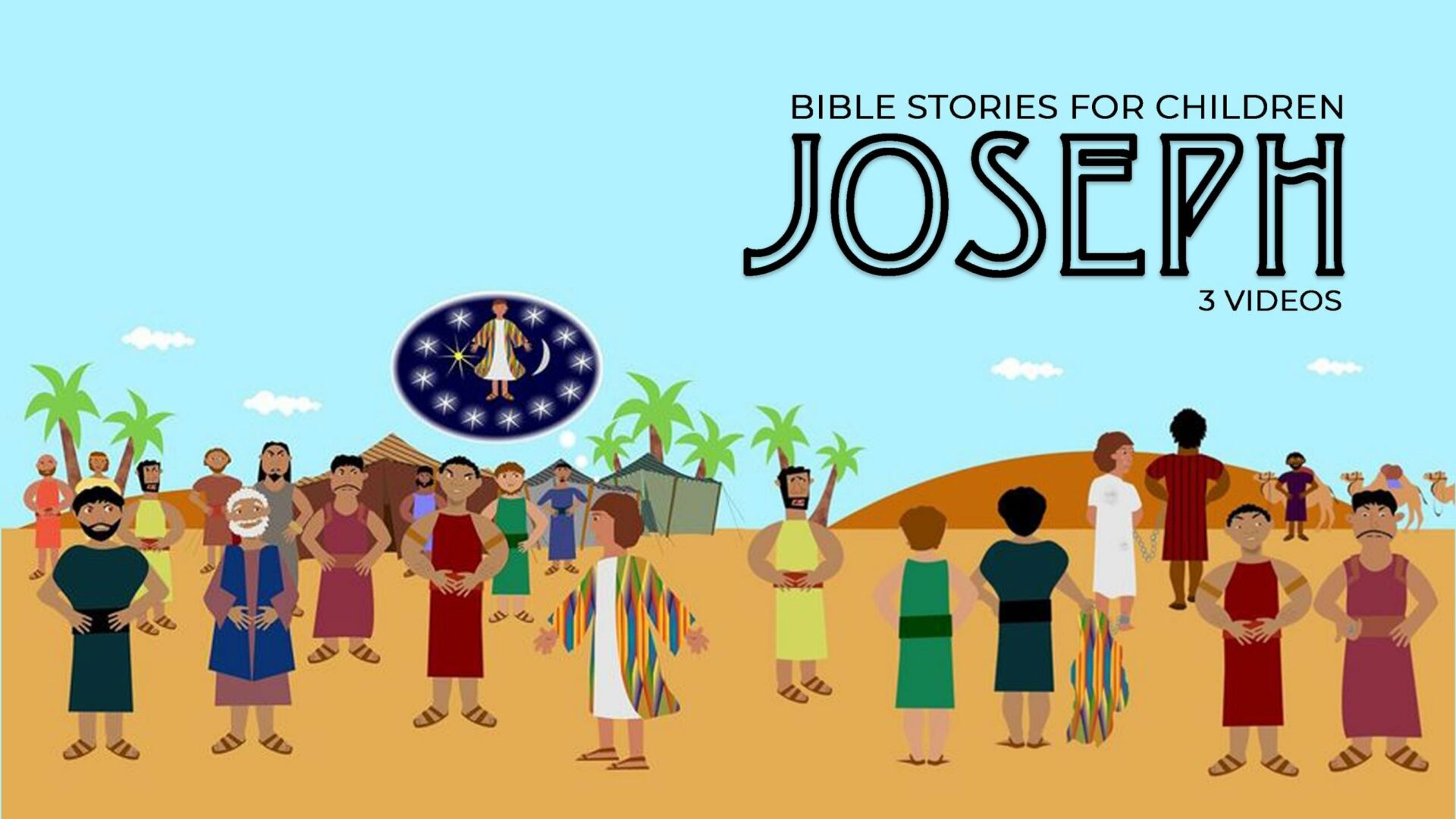 Lesson from the Bible for Children: 'Joseph'- 3 Videos -  