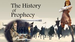 ** MUST SEE** - The History of Bible Prophecy!