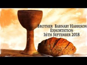2018.09.16 Exhortation- Memorial Emblems, 2Kin 22-23, Eze 12, Luke 8-  Bro Barnaby Harrison