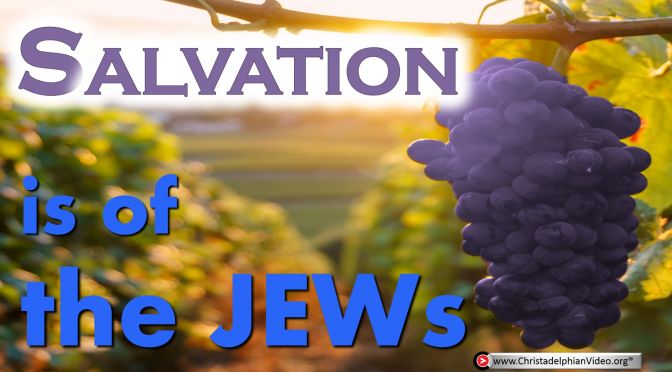The Bible declares 'Salvation is of the Jews'