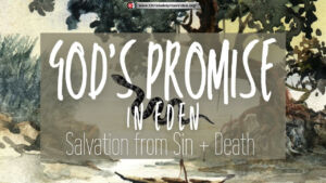 God's Promise in Eden...Salvation from Sin and Death!