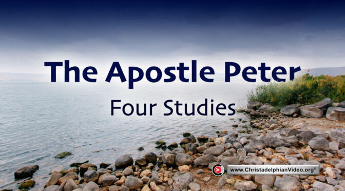 The Apostle Peter Bible Study Series- 4 videos ( Steve Mansfield)