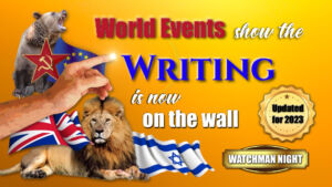 Events in Israel and Iran show the writing is on the wall!