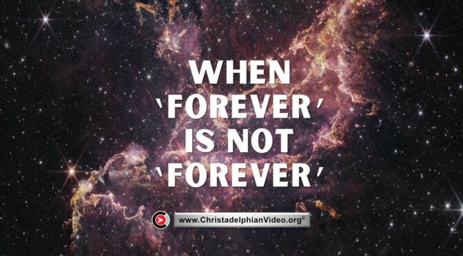 When Forever is 'NOT' Forever (Frank Abel)